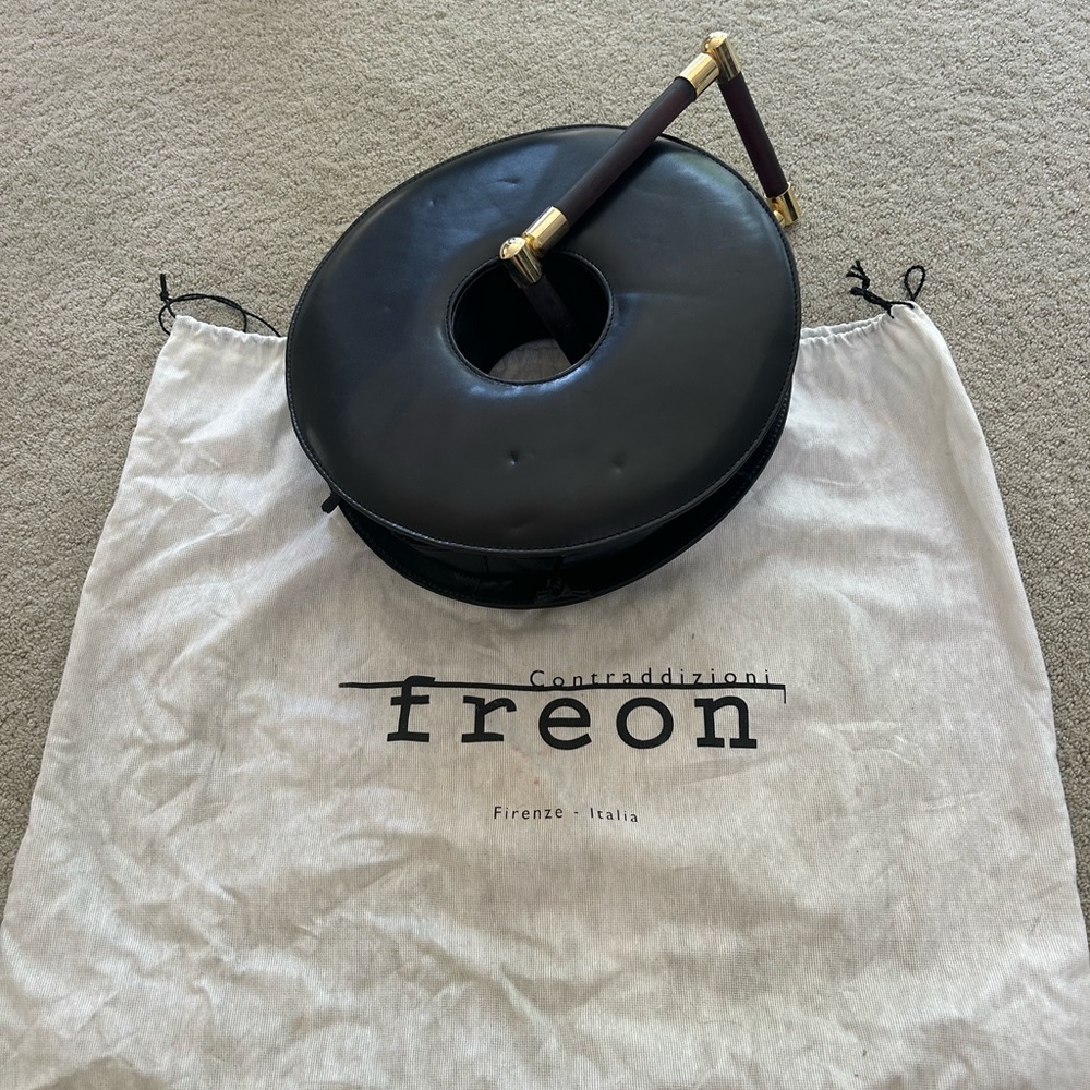 Black Circular Women's Bag